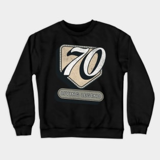 70th Birthday Gift Ideas for grandpa and grandma Crewneck Sweatshirt